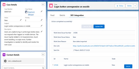 Salesforce and Azure DevOps Integration Example in Action
